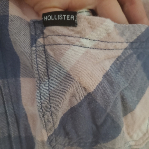 Hollister Button Down Plaid - Picture 2 of 3